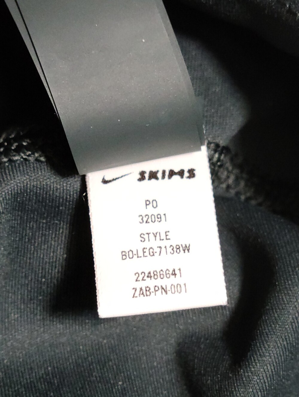 Nike SKIMS Matte Slim Flare Legging Dark Teal Women Small NEW - Picture 6 of 7